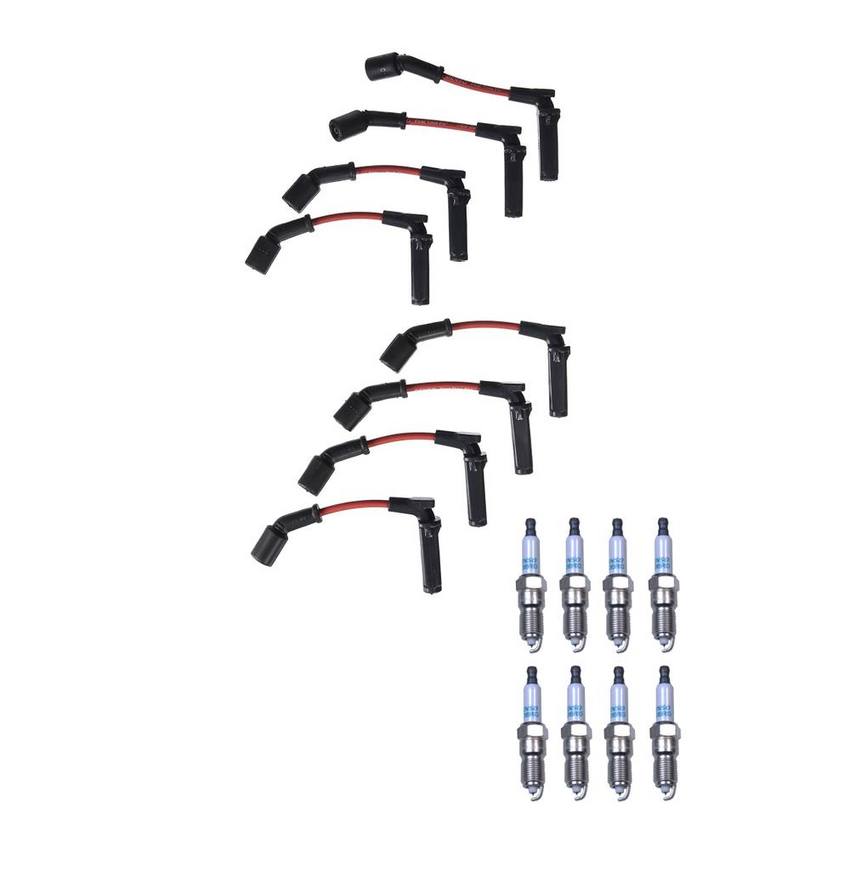 SAAB Ignition Wire Kit (7mm) (8 Pieces)   - Denso